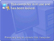 lock desktop screen