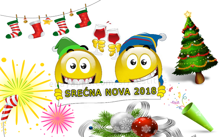 Резултат слика за srećna nova 2018