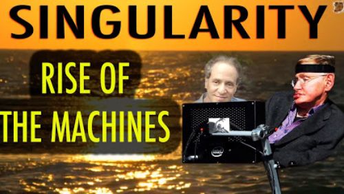 Poster - Singularity: Rise of the Machines, with Stephen Hawking and Ray Kurzweil (2013) 