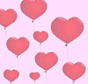 Valentine balloons