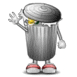 Walking Garbage Can