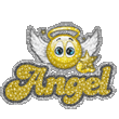 Angel Glitter Text