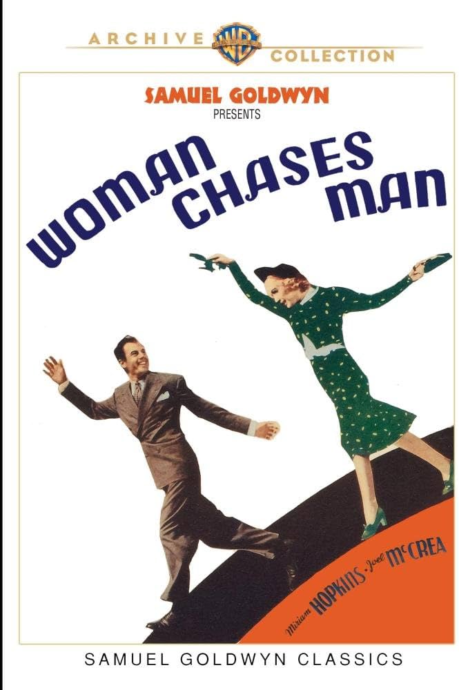 Woman Chases Man